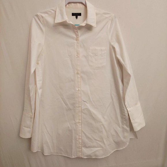 Rag and Bone womens white button down long sleeve dress shirt SP - Picture 5 of 12